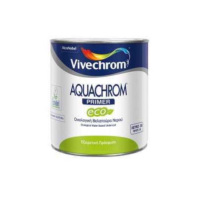 AQUACHROM PRIMER ECO 2.5lt ΛΕΥΚΟ