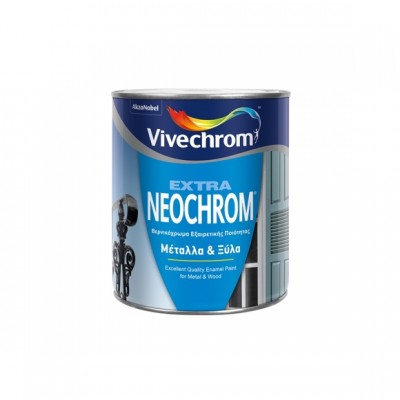 EXTRA NEOCHROM 750ml ΜΑΥΡΟ ΜΑΤ 24Μ