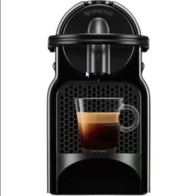 DeLonghi Inissia Καφετιέρα για Κάψουλες Nespresso Πίεσης 19bar Black
